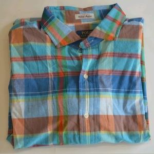 Polo Ralph Lauren Indian Madras Longsleeve 2LT BLU